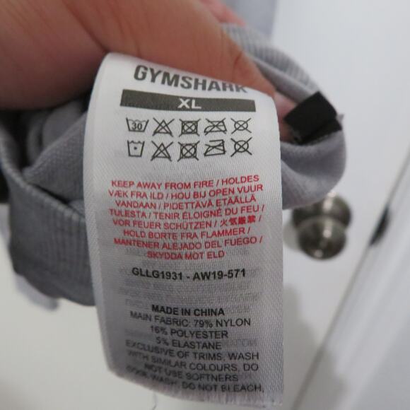 Gymshark Womens Sz XL Light Gray Adapt Camo Seamless Leggings Athletic Wear - Picture 7 of 7